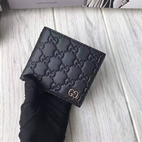 gucci leather wallet case|Gucci signature wallet.